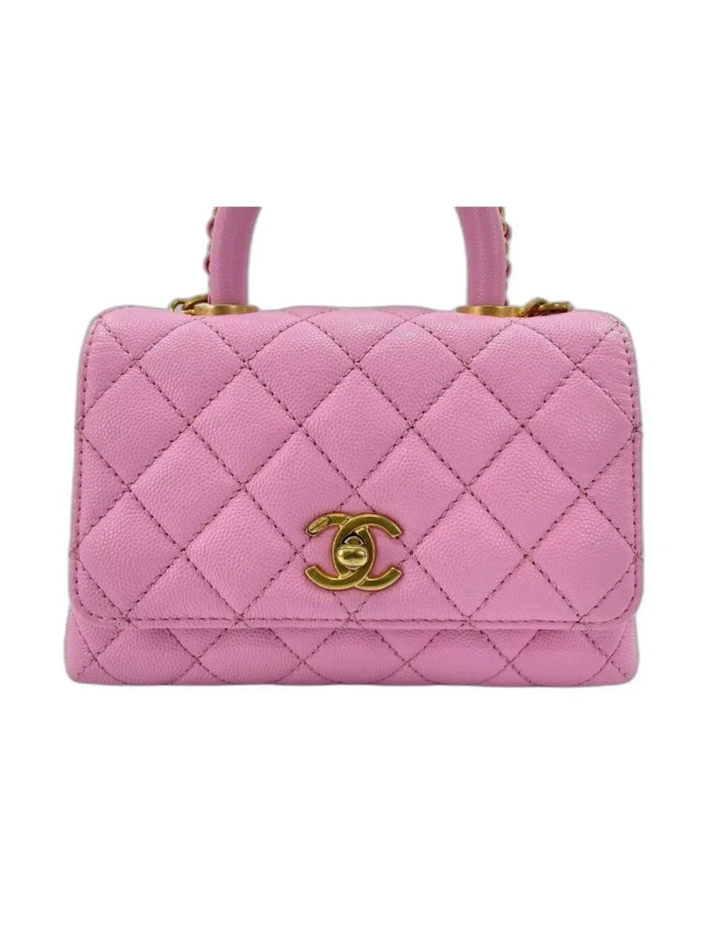 Chanel Handbag Coco Handle Quilted
